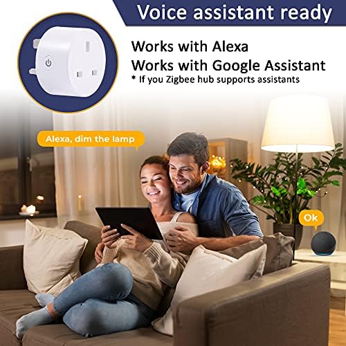 Candeo Zigbee Dimming Smart Plug for Lamps Compatible with Philips Hue, Amazon Echo, and Other Zigbee hubs, to Easily add Smart Home dimming to Any lamp.
