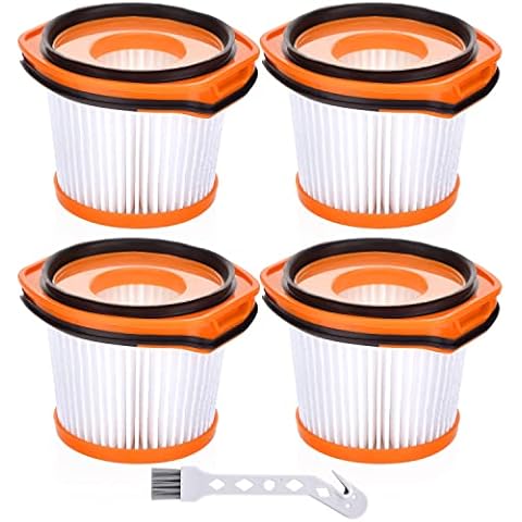 Artraise Vacuum Filter Replacement for Shark Wandvac System WS620 WS630 WS632 WS632BLBRN WS632GDBRN WS632GNBRN WS632PKBRN WS632RGBRN, Compared to Part # XFFWV360 (4 Pack) Cover