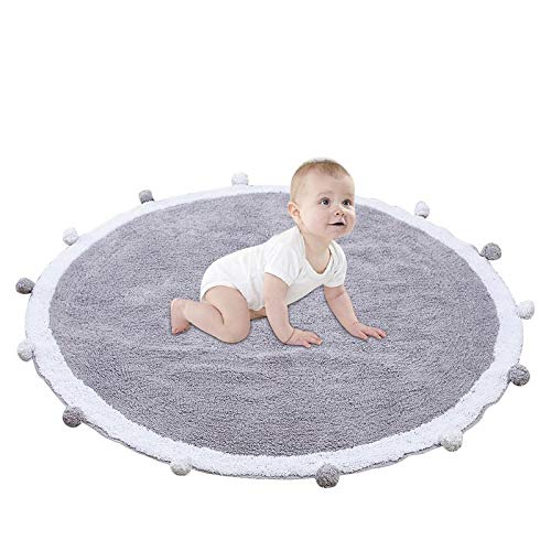 Professional Nordic Baby Play Mat Newborn Floor Rug Cotton