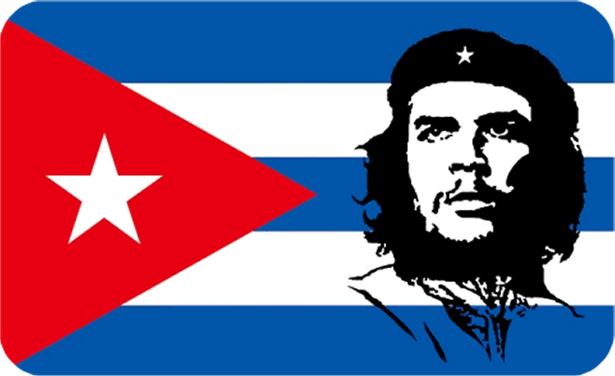 Pj4u Multicolor Che Guevara Cuba Rectangle Fridge Magnet Fantastic Souvenir