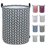 Caroeas 18.0-Inches Thicken Laundry Basket, Waterproof Large Laundry Basket Drawstring Closure, Coll