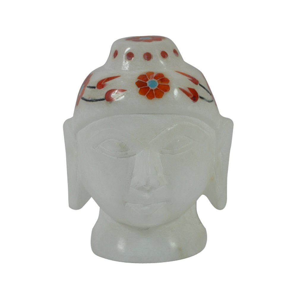 Buda de mármol para decoración Zen y meditación en salones modernos