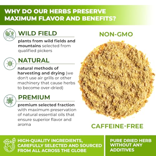 Image of 100 Bags Dried Fenugreek Herb Tea (Trigonella Foenum-Graecum) - 100 Count 1.5g Tea Bags Fenugreek Semillas De Fenogreco