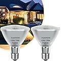 Ivyemons PAR30 Long Neck Halogen 75W 120V - 2 Pack PAR30 75W 120V Flood Bulb Warm White 2800K, PAR30 Dimmable E26 Base, High Output 800LM 75W PAR30 Halogen Bulb for Tracking Light, Recessed Light