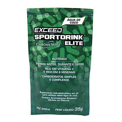 Exceed Sportdrink Elite - Caixa com 7 Sachês 35g - Matcha c/Limão