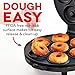 Dash Mini Donut Maker Machine for Kid-Friendly Breakfast, Snacks, Desserts & More with Non-stick Surface, Makes 7 Doughnuts - Aqua