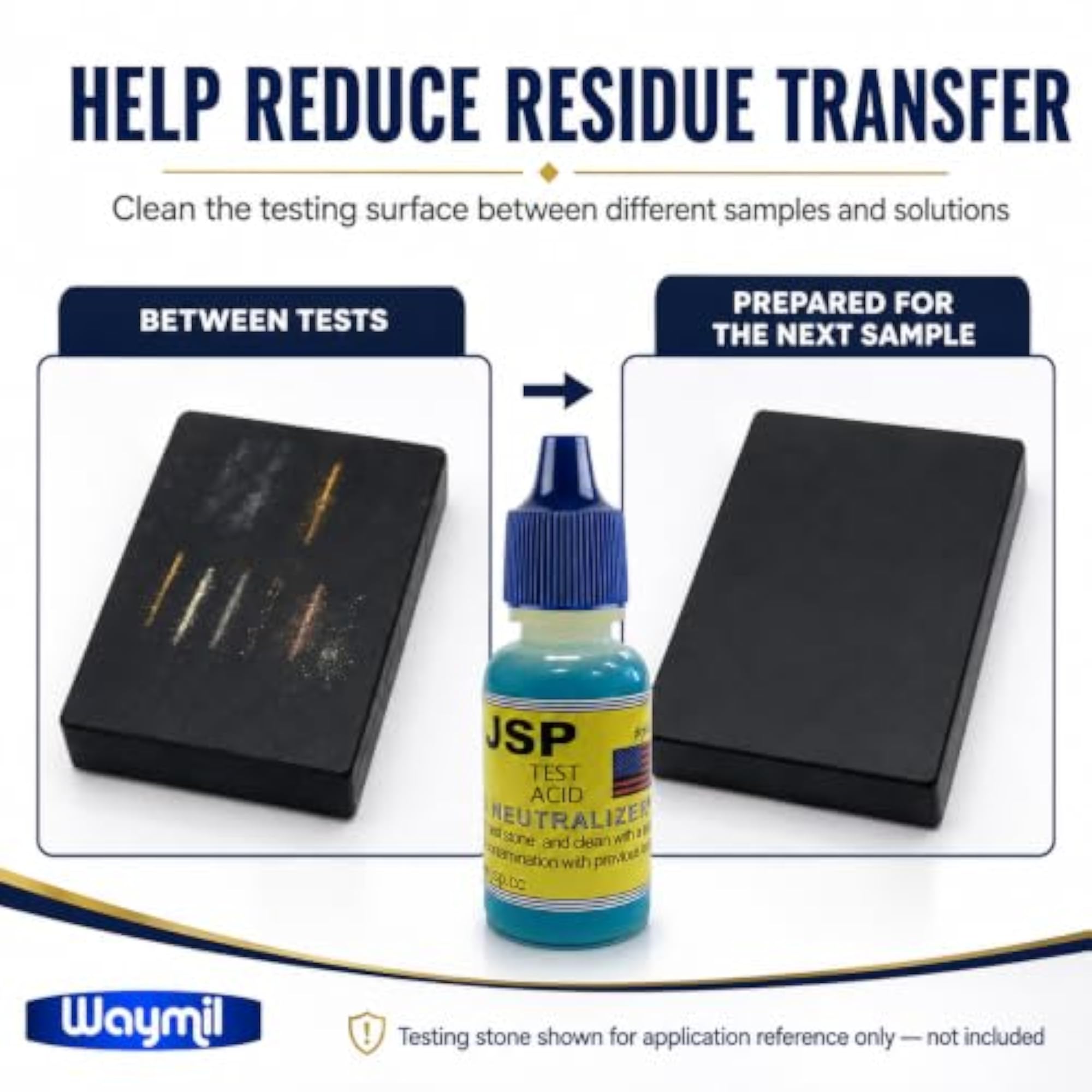 12 Piece Gold Silver Test Solution Neutralizer