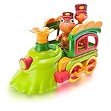 Dino Train Deluxe Train Engine with Buddy & Mr. Conductor Vehicle