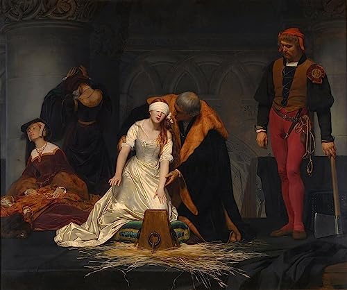 Tableaux Graffiti Art Mural d'Exception Exécution de Lady Jane Grey Impression Fine Art
