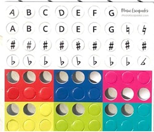 Miniatura 3 de Pizarra magnética de borrado en seco para leer notas Borad pequeña pizarra blanca de borrado en seco para profesores de música, profesores, piano y