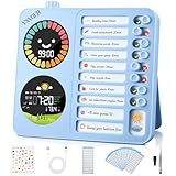 VXVGER Visual Timer for Kids/ADHD with Two Color Screen, Countdown Timer Digital Planner Tool, Daily to-Do List for Schedule