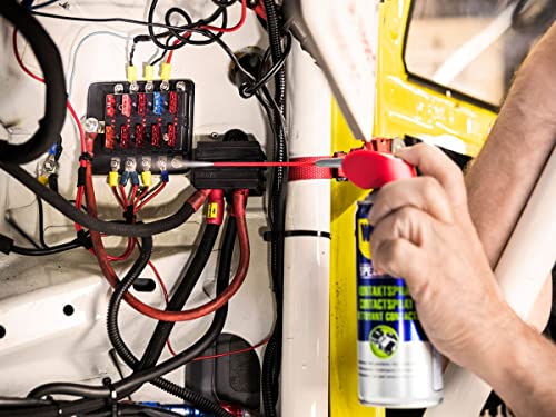 WD-40 Specialist Kontaktspray 100 ml – Antistatischer Reiniger für Elektronik, entfernt Feuchtigkeit, Schmutz und Öl, für bessere Leitfähigkeit, rückstandsfreie Reinigung und Schutz vor Kurzschlüssen