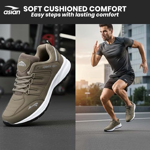 Image of ASIAN Men's Cosko Sports Running,Walking,Gym,Training Sneaker Lace-Up Shoes for Men's & Boy's