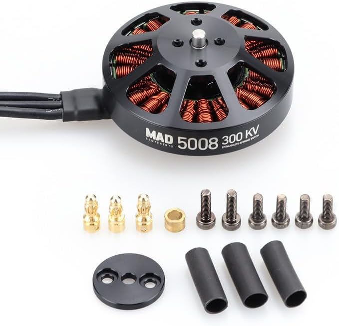 MAD 5008 EEE 170KV 240KV 300KV 340KV 400KV Brushless Motor RC Airplane Wing FPV Drone for The multirotor Quadcopter Drone RC Hobby rig (400KV)