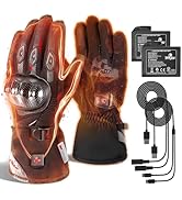 Amazon | RIDEIRON 電熱グローブ ヒーターグローブ冬用 3000mAh Type-C