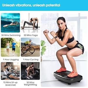   Vibration-Plate-Exercise-Machine-for-Lymphatic-Drainage-Weight-LossSoftGym-Power-Vibration-Plate-300-400-Lbs-Capacity-Full-Whole-Body-Workout-Vibration-PlatformWaver-Vibration-Plate-for-Home-Fitness
