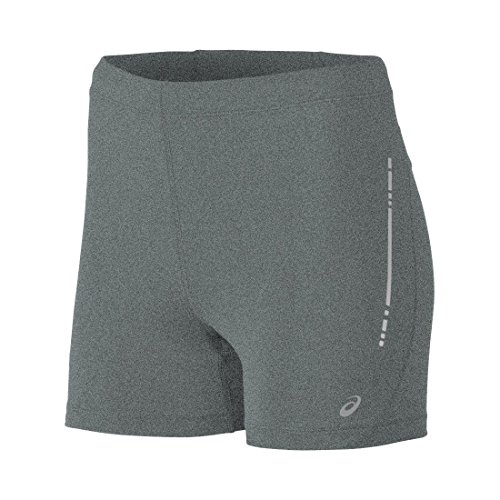 ASICS Women's Hot Pants, Dark Grey Heather, Large
