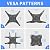 Full Motion TV Wall Mount for Most 26-60 Inch Flat Curved TVs, Wall Mount TV Bracket with Swivel Articulating Extension Tilt Arm, Support up to 77lbs, Max VESA 400x400mm(MAP3)