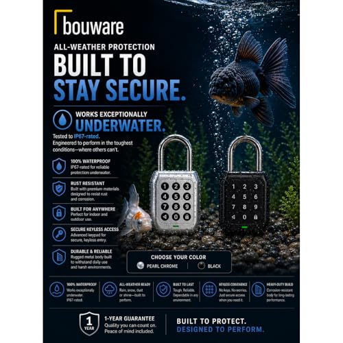 Cadenas électronique intelligent Alpha1 robuste en acier