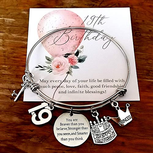 Image of Silver /14k Gold Plated Birthday Bracelet, Natural Healing Crystal Bracelet Gifts for Her Birthday for Daughter Granddaughter Friends Mom Grandma Sister