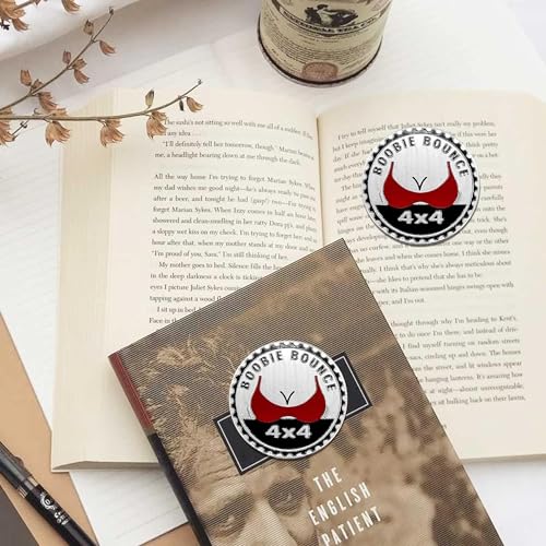 Image of 4Pcs Booble Bounce Badge Rated Car Emblem, 4 x 4 Metal Automotive Badge 3D Metal Car Badges Emblems Round Emblem Decals Car Badge Decals Stickers Compatible for Jeep Wrangler Vehicles Trucks SUV