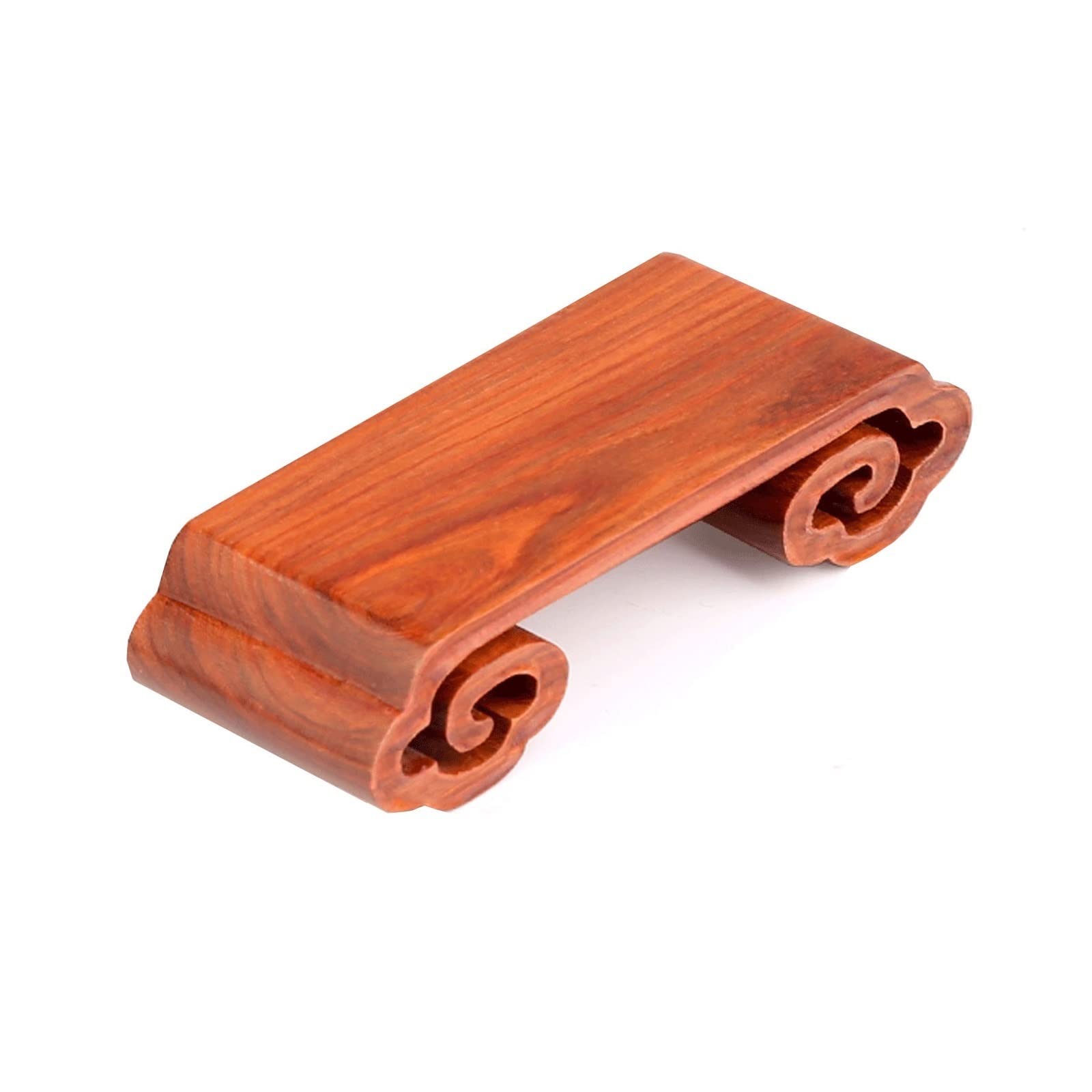MPOPO Bonsai Pedestal Plant Bonsai Wooden Vase Base Display Stand Teapot Pedestal ​4.7 * 1.8 . in for Home Decoration Vase Display Stands Pedestal Base(A)