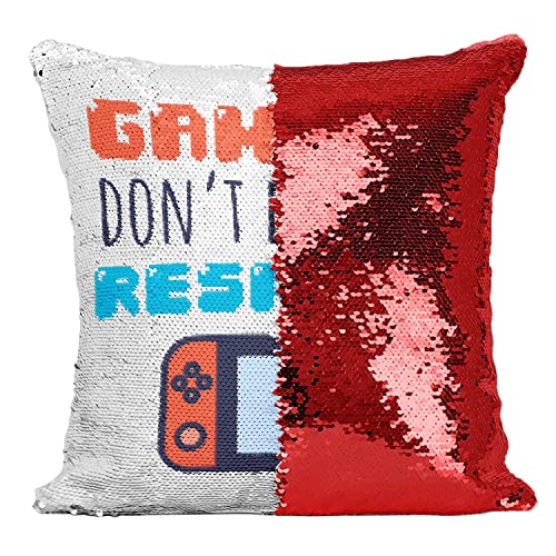 Coussin Retro Gaming Arcade pour Deco Salon et Chambre Geek