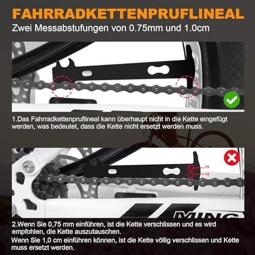 Kettenschlosszange Huddu Kettennieter für Fahrräder