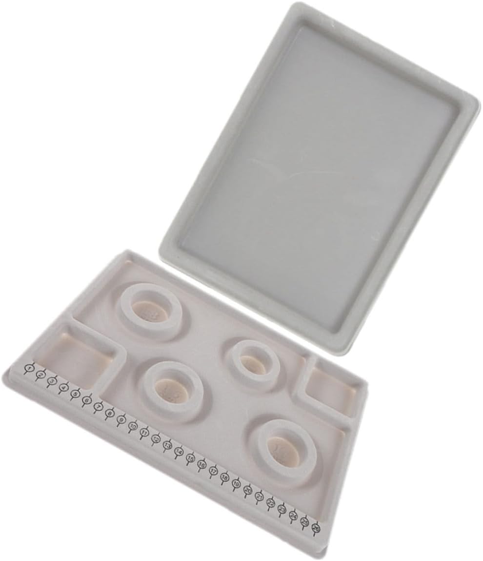 2Pcs Bead Board for Jewelry Making Lightweight Bracelet Bead Design Tray Easy to Clean Pe Material Convenient Beading Mats for DIY Craft Projects