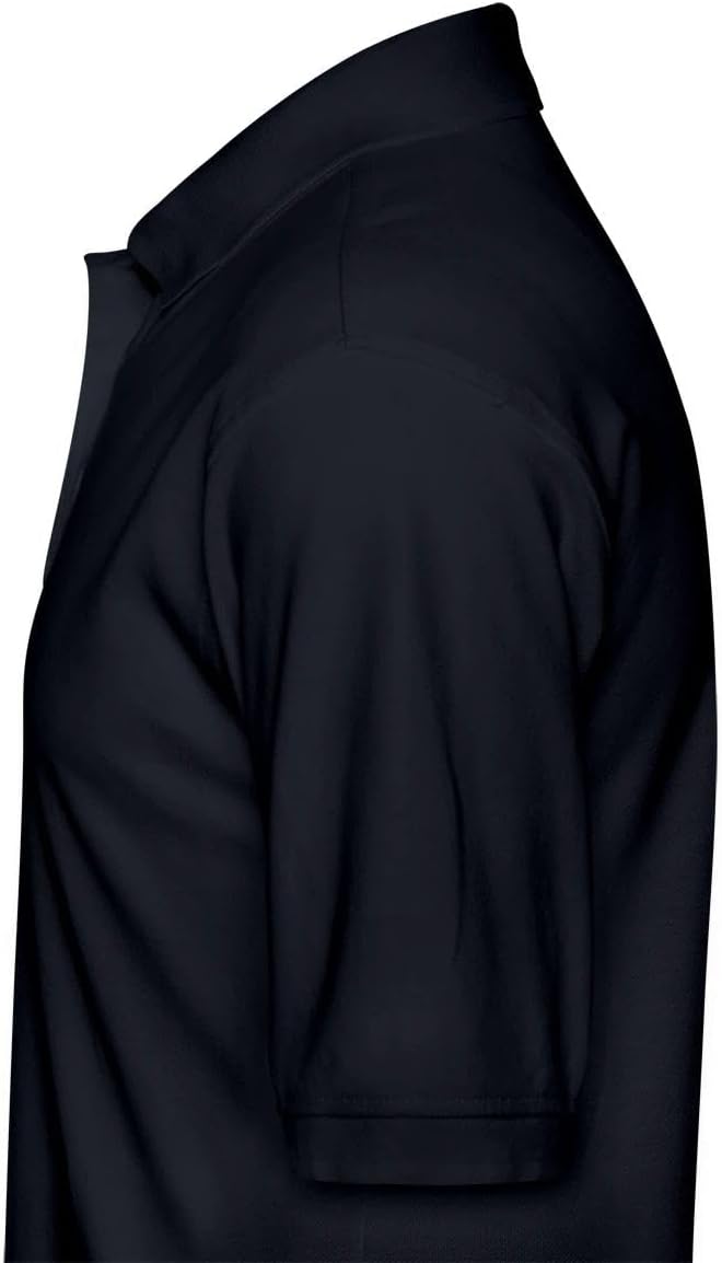 Spreadshirt Universal Monsters Frankenstein Embroidery Design Men's Pique Polo Shirt - Image 5