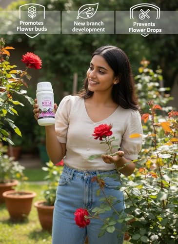 Image of Organic Rose Fertilizer Super Plant Food - For Rose Plants Growth and Flowering Fertilizer