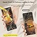 Geviaho 2+2 Pack For Galaxy S21 Ultra Screen Protector with Camera Lens Protector, 3D Full Coverage, 9H Tempered Glass, Scratch Resistant, Touch Sensitive,Bubble-Free, Easy Installation (6.8 Inch)