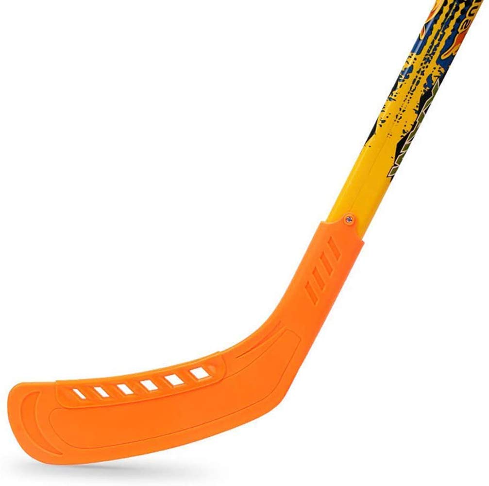Jeu de Hockey pour Enfants 3-5 Ans Hockey sur Glace et Gazon Deux-en-Un Sac de Rangement Noir