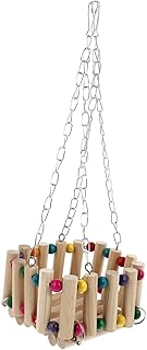 iplusmile O Brinquedo De Balanço Decorativo Escada Pássaro Brinquedos De Madeira Periquito Brinquedo De Balanço Pendurado Pássaro Balanço Pássaro Papagaios Papagaios Papagaios Pendurado
