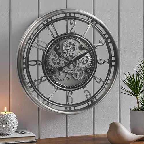 28 inch Industrial Moving Gears Clock product image