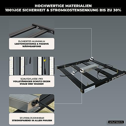 Pflanzenlampe Baumsohn ProLine GL1000W Vollspektrum LED Grow