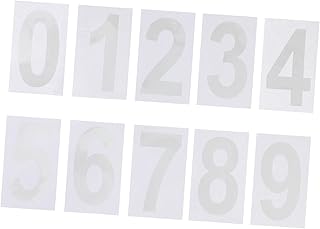 VILLCASE Mailbox Numbers 5 Sets Mailbox External Mailbox Number Sticker by Numbers Reflective Stickers Stickers Apartments Number Door House Number Door Gate Number Mailbox Number Stickers