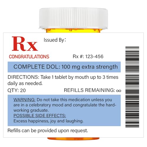 Kigeli 60 Pcs Nurse Doctor Graduation Favors Medication Pill Bott...