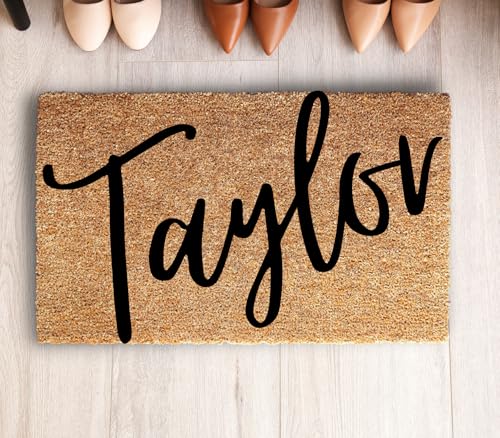 Personalized Family Name Doormat - Gift Ideas, Custom Text, Front Door, New Home Gift, Home Decoration, Eco-friendly, Decorative Doormats - Thumbnail 4