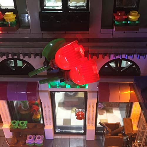 TRCS Led Beleuchtungsset für Stadtleben 10255, USB und Batterie Betrieben Led Licht Kompatibel Mit Lego 10255-Ohne Lego… – Bild 8