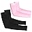 YESLIFE 2 Pairs UV Sun Protection Arm Sleeves for Men & Women - Tattoo Cover Up - UPF 50 Cooling Sports Sleeve for Basketball Golf Hiking (Black & Pink)
