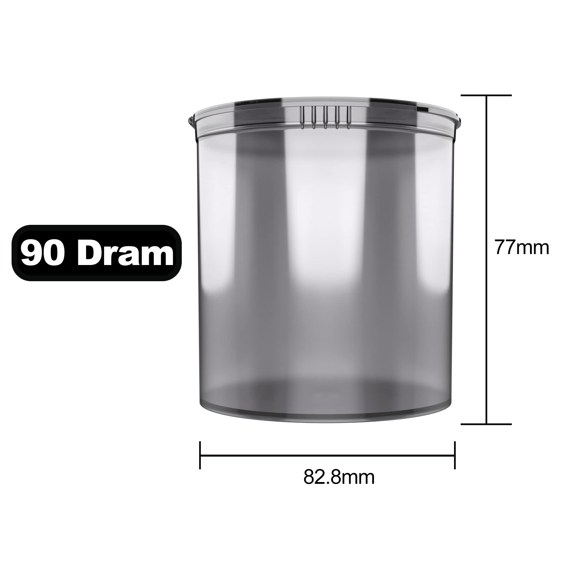 BPA Free Child Proof Containers 60-Pack Child Resistant Pop Top ...