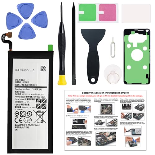 MAXSHARKS New Upgraded Battery for Galaxy S7, EB-BG930ABE Battery Compatible with Galaxy S7 SM-G930 Series (Not for S7 Edge), with Instruction & Tools