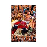 MijOb Canelo Alvarez Boxing Athlete Poste3 Canvas Poster Bedroom Decor Sports Landscape Office Room Decor Gift Unframe:12x18inch(30x45cm)