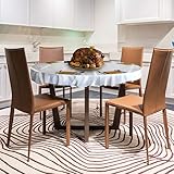 Heavy Duty Deluxe Clear Vinyl Tablecloth Protector (60' Round)