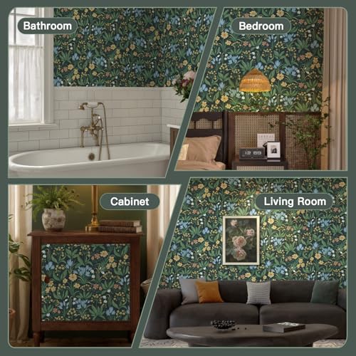 Papel pintado vinilo para cajones que soluciona manchas e imperfecciones 6