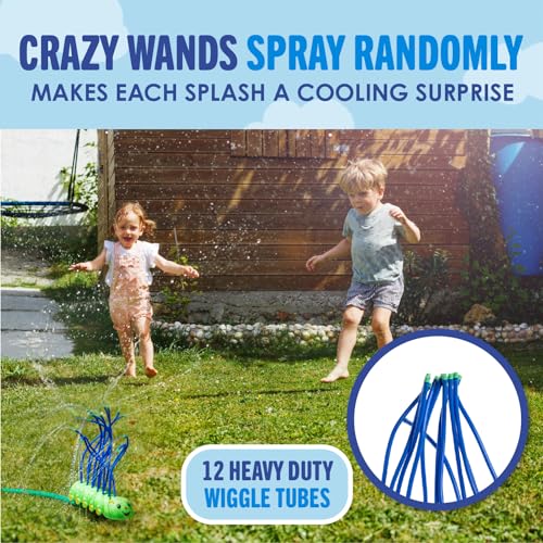 BACKYARD BLAST Crazy Caterpillar Soaker Sprinkler Water Toy - Thumbnail 2