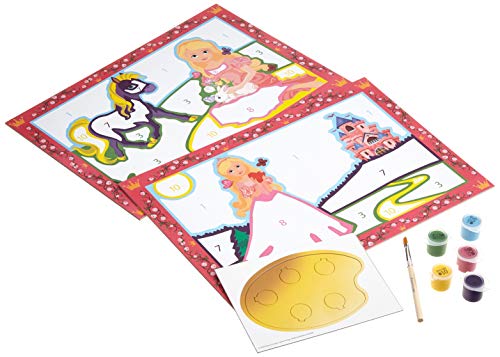 Ravensburger Malen nach Zahlen 27778 - Kleine Prinzessin - Für Kinder von 5-7 Jahren – Bild 3