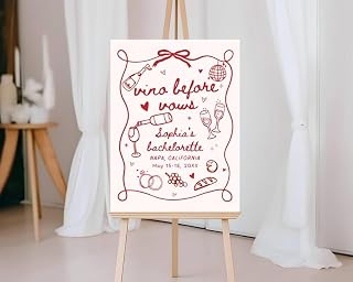 Personalized Bachelorette Party Welcome Sign Template, Editable Vino before Vows Bridal Shower Welcome Sign, Wine Bach Weekend Party Sign