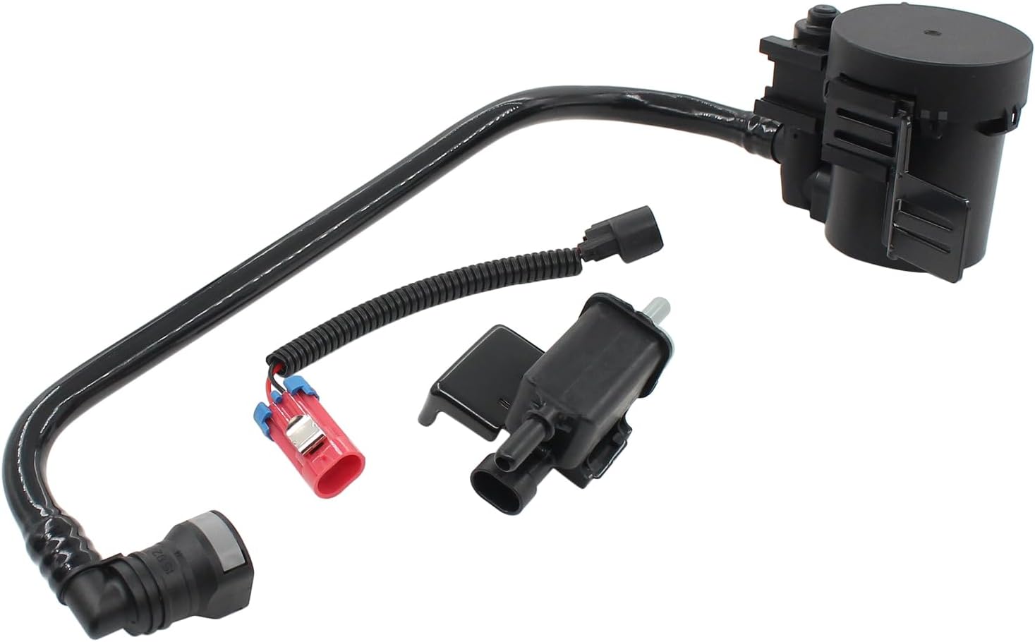 EVAP Vapor Canister Vent Solenoid Valve with Hose and Wire Harness Connector set for Chevy Colorado for GMC Canyon 2004-2012 for Hummer H3 2006-2010 H3T 2009-2010